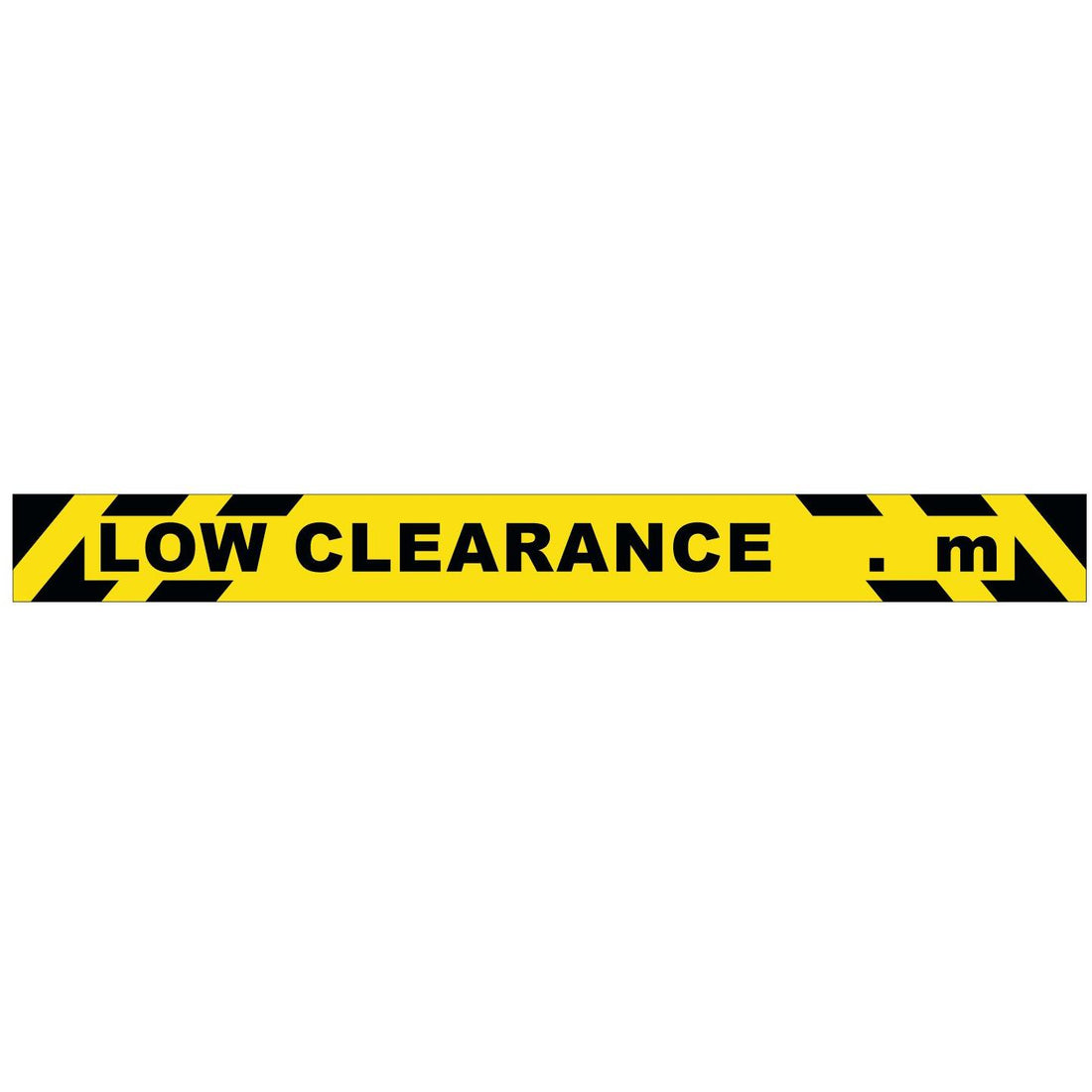 1500x150mm_Low Clearance Hazard