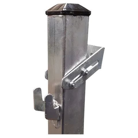 Metal Edge Pannel Post With Side Locks 1m x 50mm x 50mm