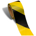 Safety Tape - Barrier Black/Yellow - 72mm x 100M Roll 3.5 kg