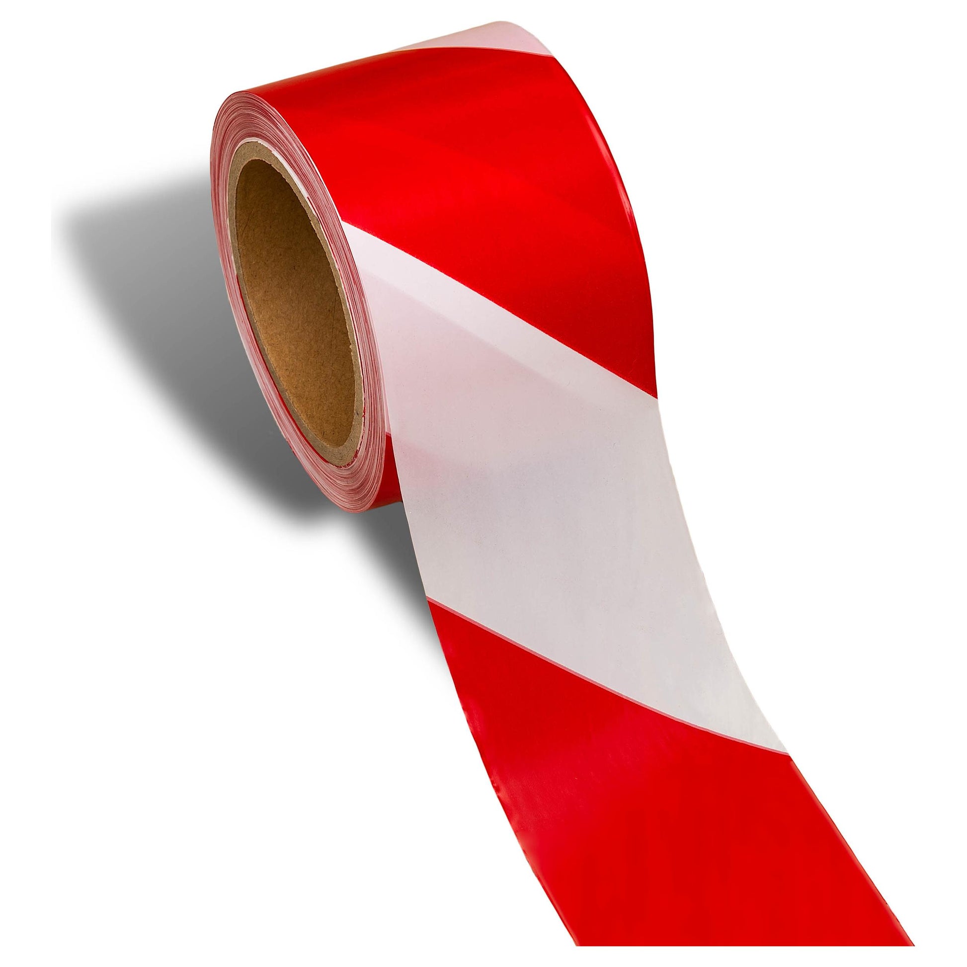 Safety Tape - Barrier Red/White - 72mm x 100M Roll 3.5 kg