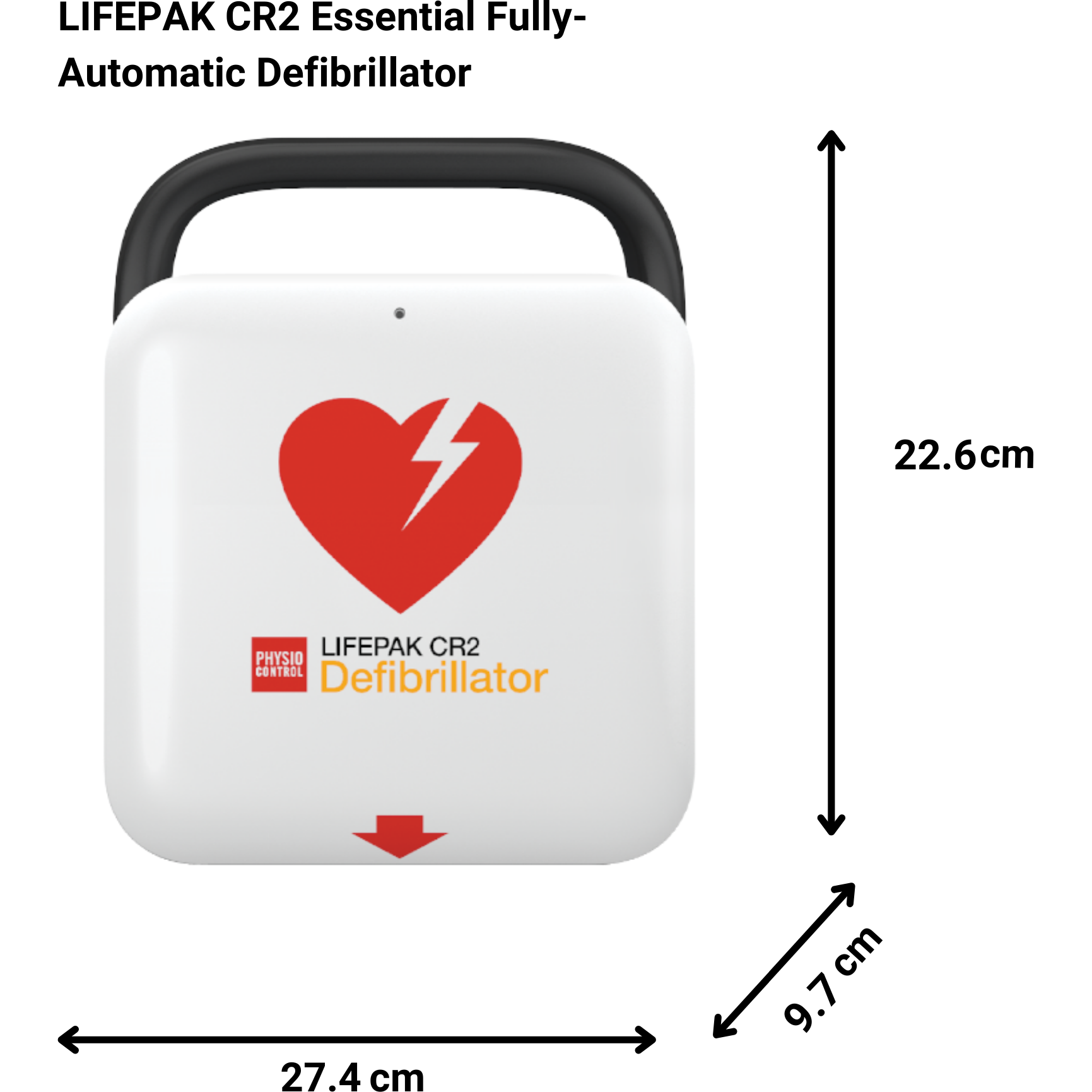 LIFEPAK CR2 Essential Fully-Automatic Defibrillator