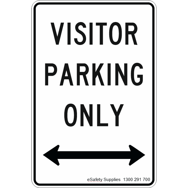 300x450_Visitor Parking Only_Dual Arrow