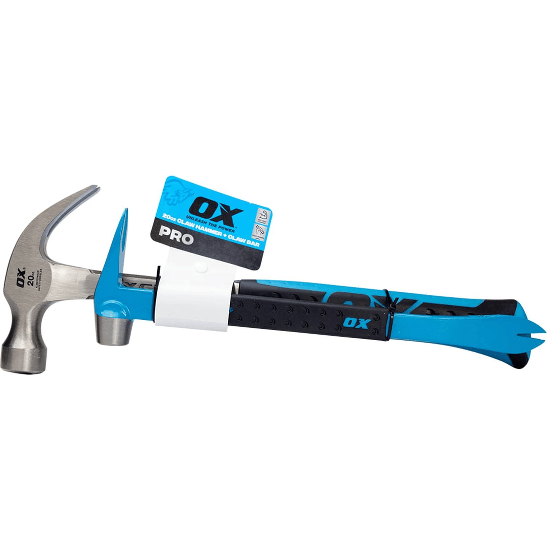 OX Pro Hammer & 12″ Claw Bar Combo Pack