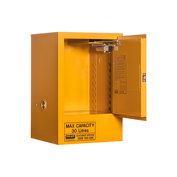 Flammable Storage Cabinet 30L 1 Door, 1 Shelf
