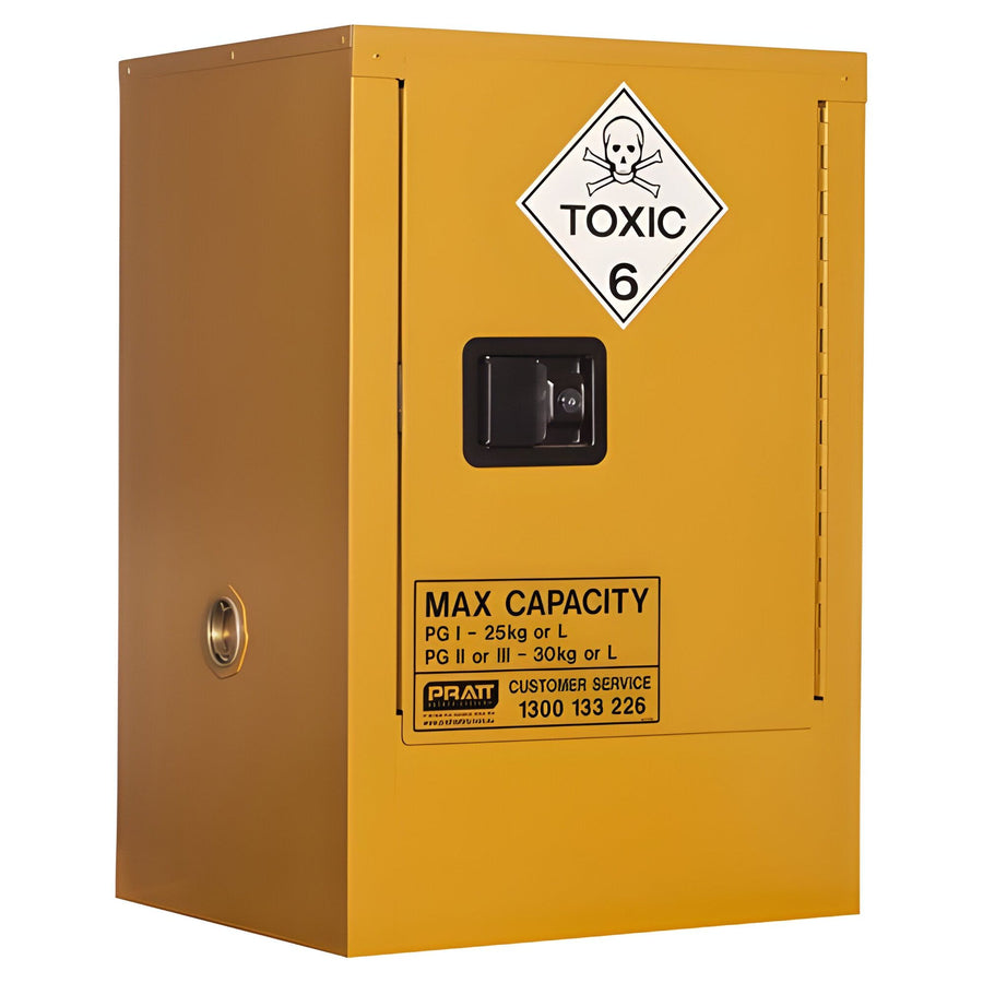 Toxic Storage Cabinet 30L 1 Door, 1 Shelf 192.5 kg