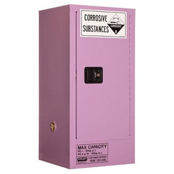 Corrosive Storage Cabinet 60L 1 Door, 2 Shelf 175 kg