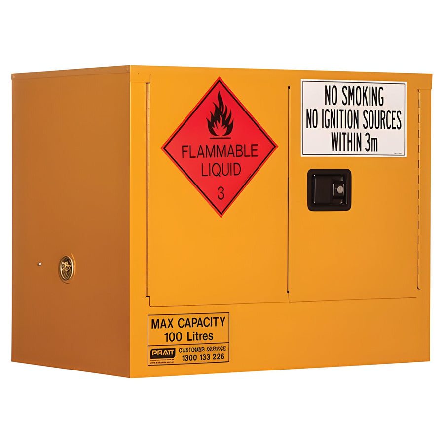Flammable Storage Cabinet 100L 2 Door, 1 Shelf 350 kg