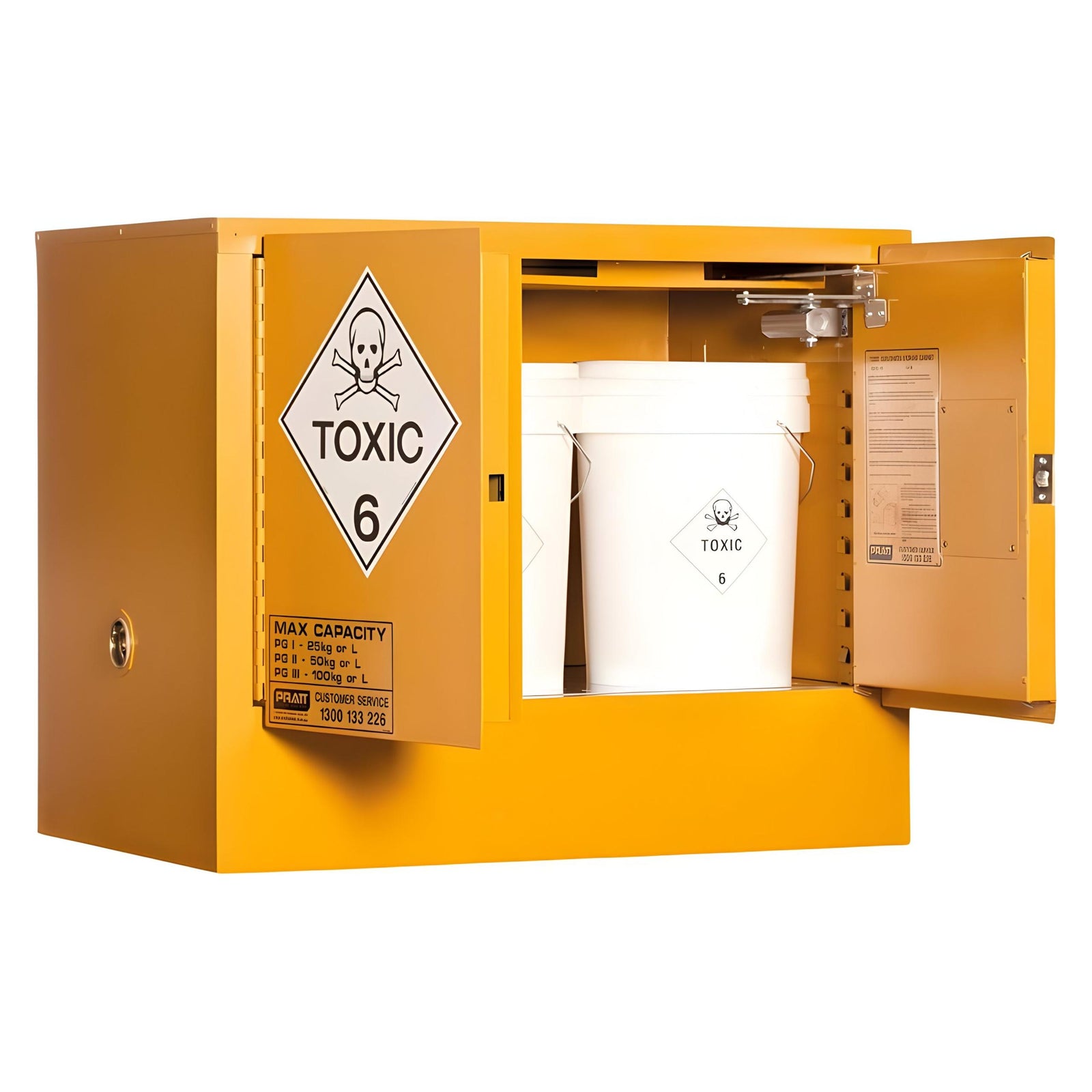 Poison Storage Toxic Substance Storage Cabinet 2Door 100L| eSafety Supplies – eSafety ...