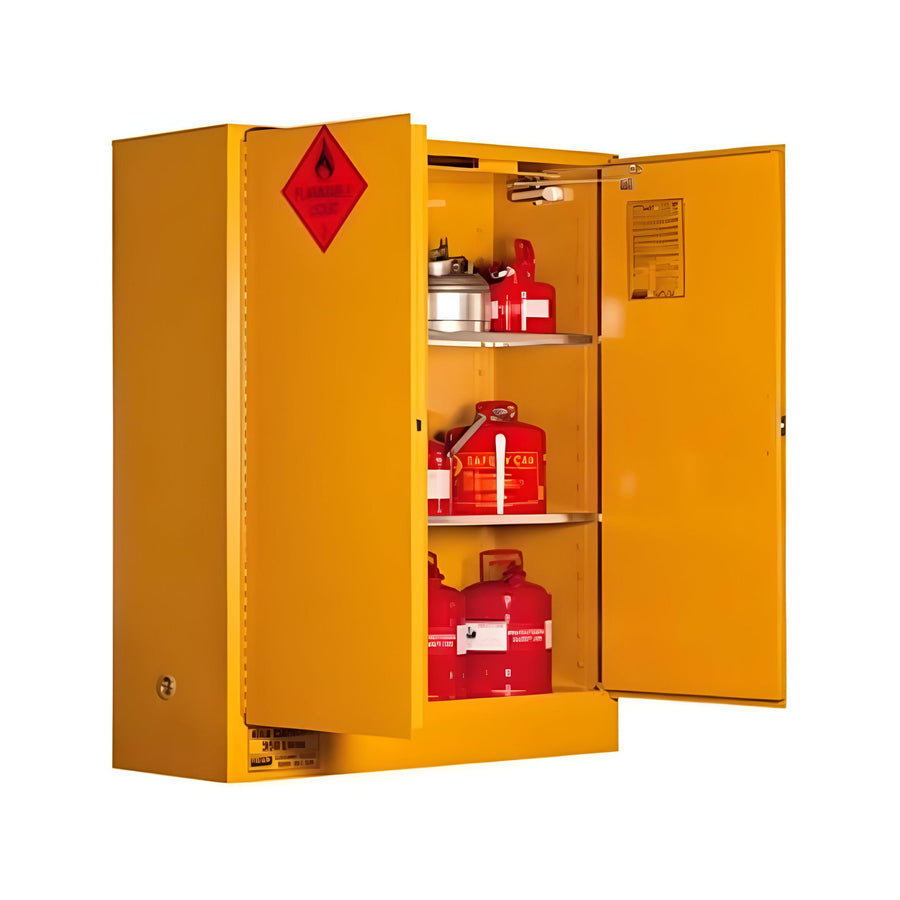 Flammable Storage Cabinet 350L 2 Door, 3 Shelf
