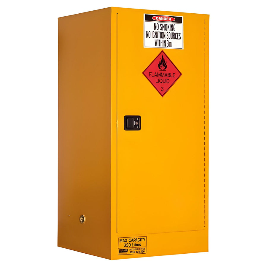 Flammable Storage Cabinet 350L 1 Door, 3 Shelf 801.5 kg