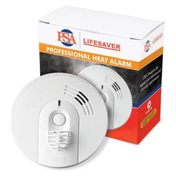 PSA Heat Alarm 240v with 9v Battery Backup 3.5 kg