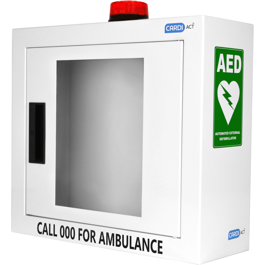 CARDIACT Alarmed AED Cabinet with Strobe Light 42 x 38 x 15.5cm 20.125 kg