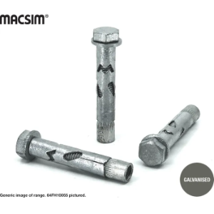 Masonbolt - Galvanised (Flush Head) - 16x75mm 0.175 kg