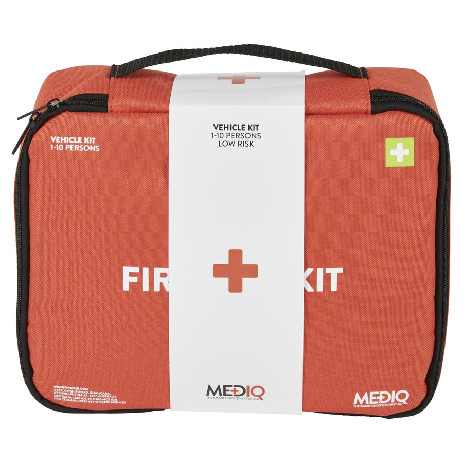 Mediq First Aid Kit - Vehicle - Orange Soft Pack - Low Risk 3.5 kg