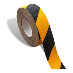 Anti-Slip Tape - Black/Yellow - 50mm x 18.2M Roll 3.5 kg