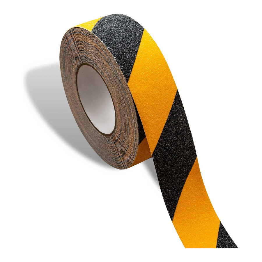 Anti-Slip Tape - Black/Yellow - 50mm x 18.2M Roll 3.5 kg