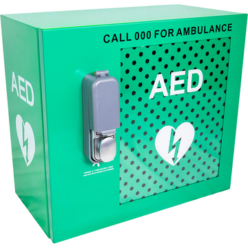 CARDIACT Alarmed Outdoor AED Cabinet with Lock 48 x 47 x 31cm 31.5 kg