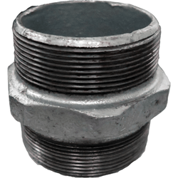 Nipple HEX - 65mm | Galvanised Steel 3.5 kg