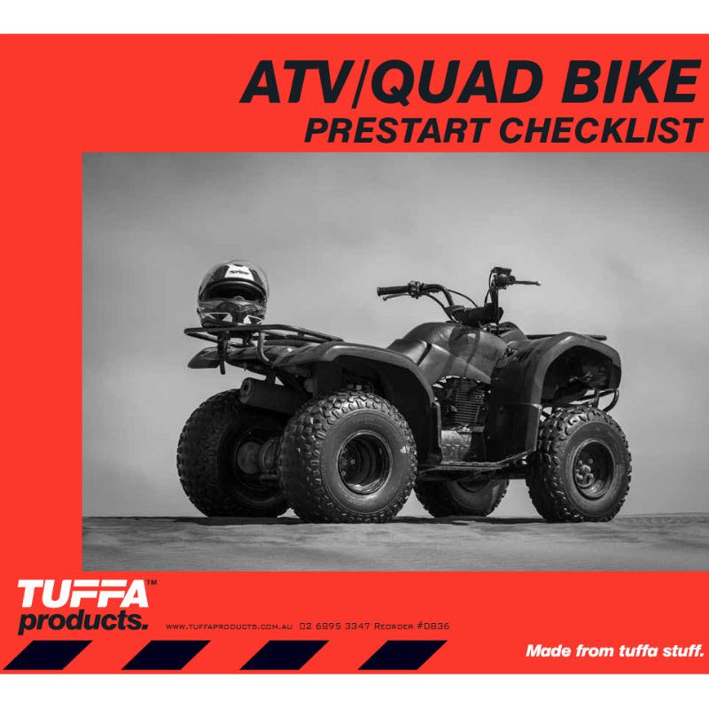 ATV / Quad Bike Prestart Checklist Books 2.1 kg