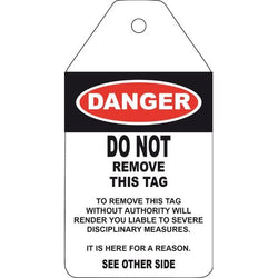 Product Contains Asbestos Tags (packs of 100)
