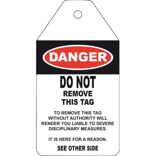 Product Contains Asbestos Tags (packs of 100)