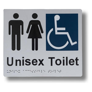 Unisex Toilet (Accessible) Sign 3.5 kg side-and-direction Right Hand Side BS-UTA-RH