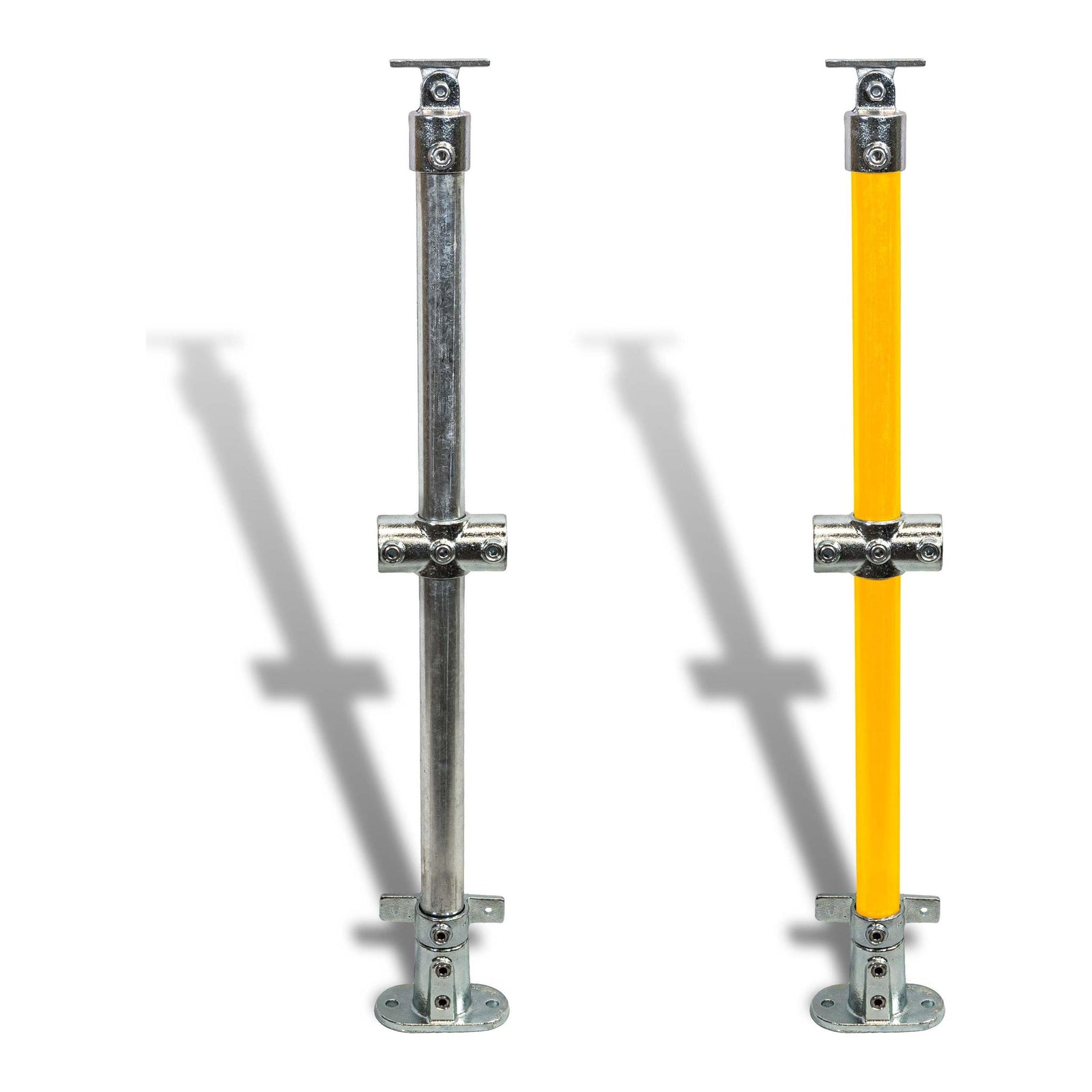 Cope – DDA Through Stanchion (Straight Base) – Wall Mount 35 kg Color Galvanised CMH-DDA-TS-SB-WM-G