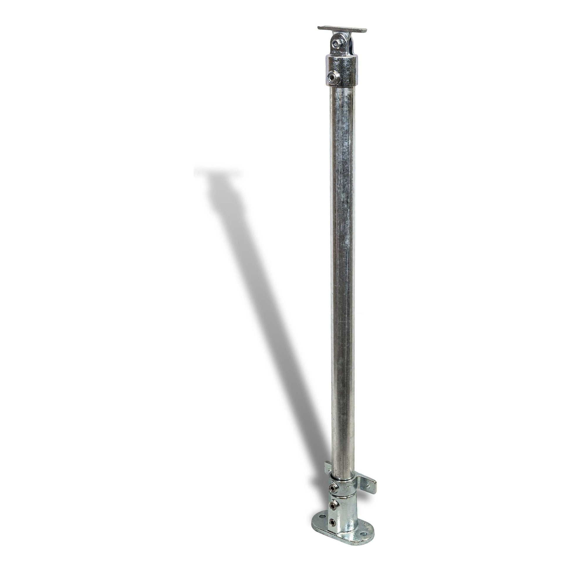 Cope Modular Rail - DDA Stanchion (Straight Base) - Wall Mount