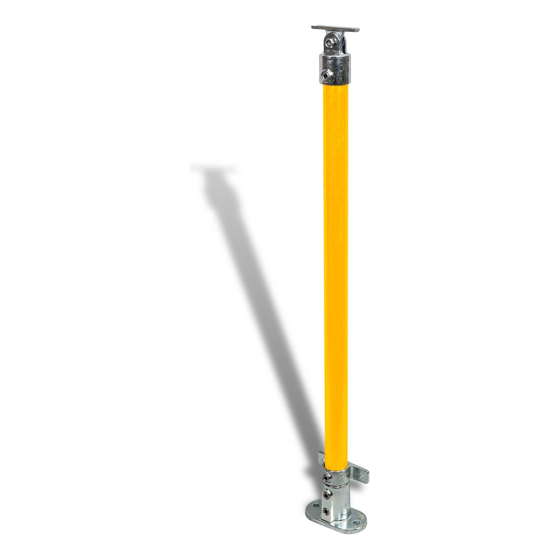 Cope Modular Rail - DDA Stanchion (Straight Base) - Wall Mount