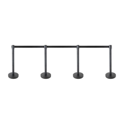 Crowd Control Barrier - Black | Black Belt