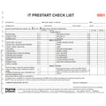 IT Prestart Checklist Books