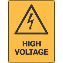 High Voltage Sign 300 x 450 mm 0.7 kg