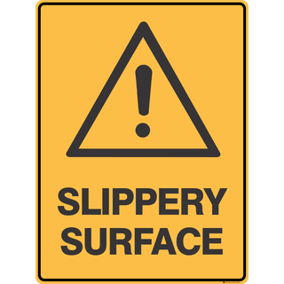 Slippery Surface Sign 300 x 450 mm