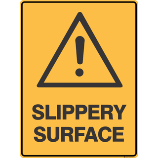 Slippery Surface Sign 300 x 450 mm 0.7 kg