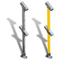 Cope Modular Handrail - Angled (30-45°) - Base Mount 35 kg Color Galvanised CMH-ATS-30-45-BM-G