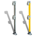 Cope – Corner Stanchion (Vert Adjustable) – Base Mount 35 kg Color Galvanised CMH-CS-VA-BM-G