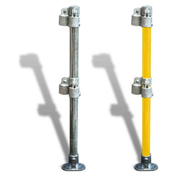 Cope – Corner Stanchion (Vert Adjustable) – Base Mount
