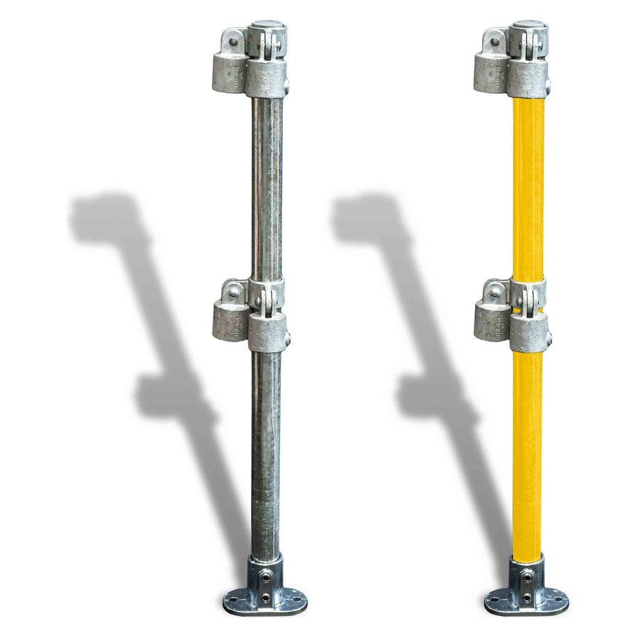 Cope – Corner Stanchion (Vert Adjustable) – Base Mount