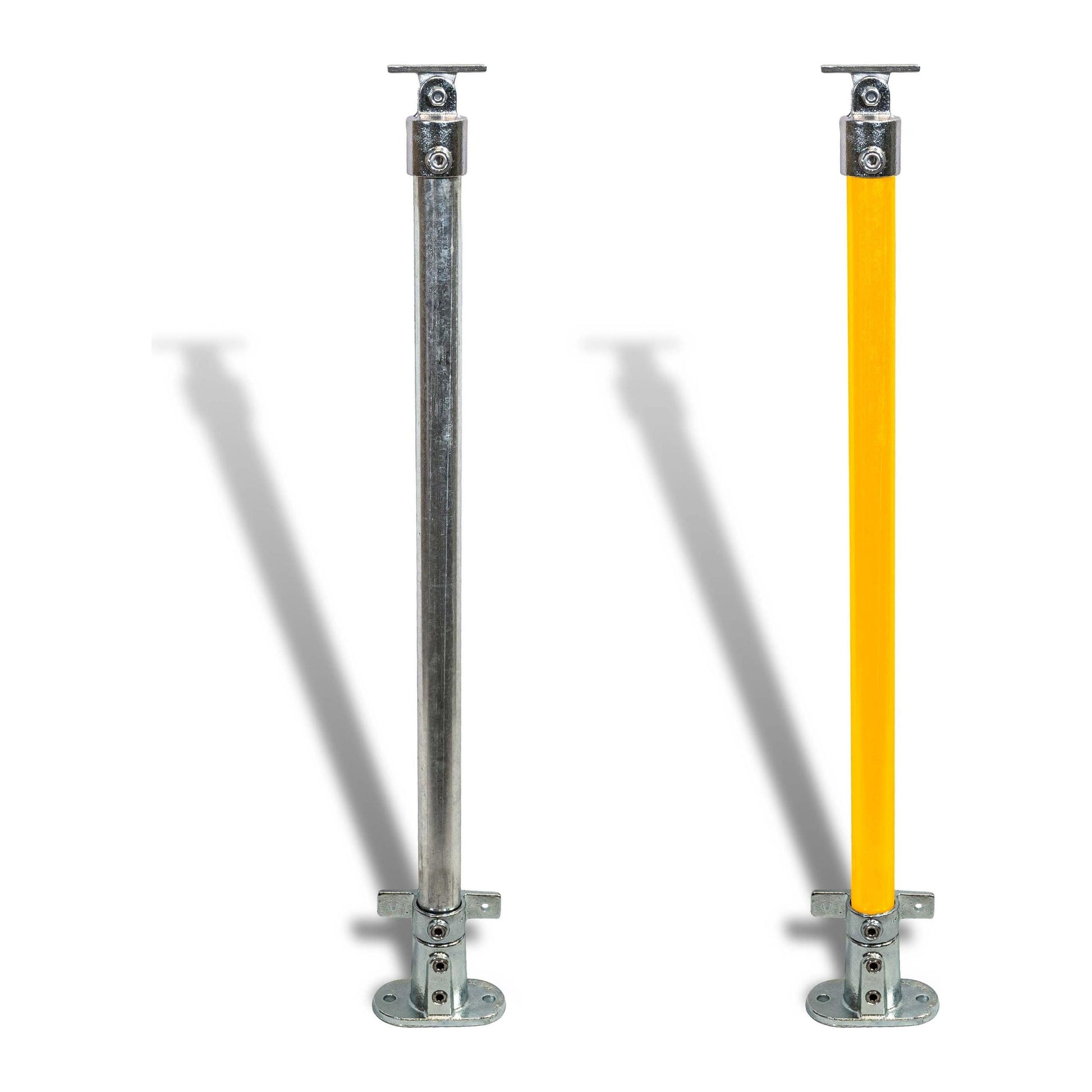 Cope Modular Rail - DDA Stanchion (Straight Base) - Wall Mount