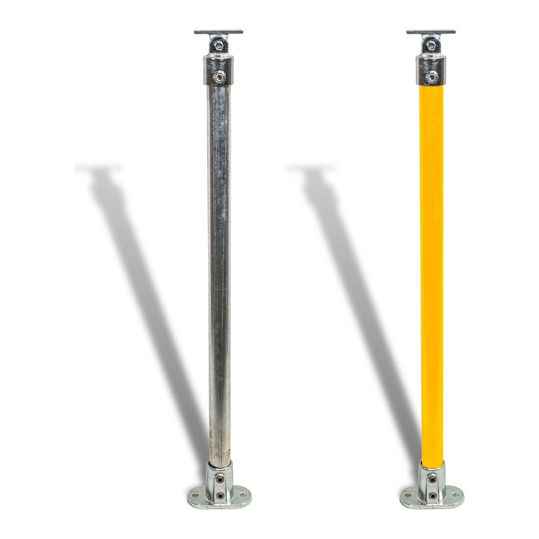 Cope Modular Handrail - DDA Stanchion (Straight Base) 35 kg Color Galvanised CMH-DDA-S-SB-G