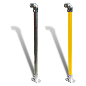 Cope Modular Handrail - End Stanchion - Base Mount 35 kg Color Galvanised CMH-ES-BM-G