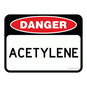 Danger Sign - Acetylene 3.5 kg 300mm x 450mm