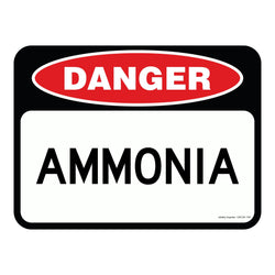 Danger Sign - Ammonia 3.5 kg 300mm x 450mm