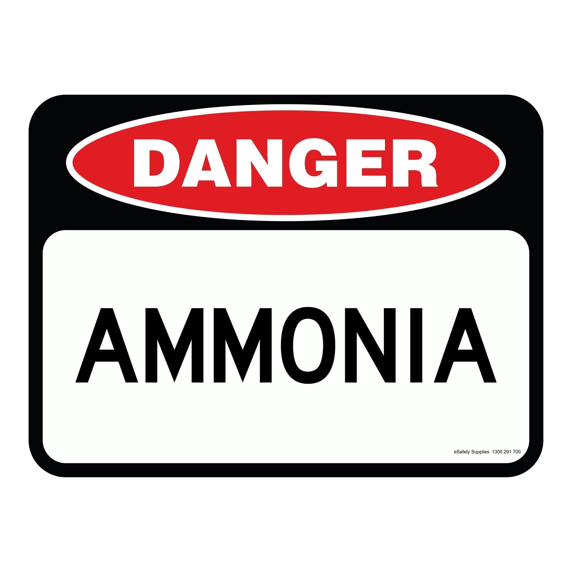 Danger Sign - Ammonia 3.5 kg 300mm x 450mm