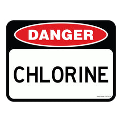 Danger Sign - Chlorine 3.5 kg 300mm x 450mm