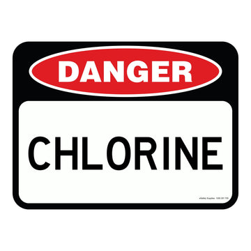 Danger Sign - Chlorine 3.5 kg 300mm x 450mm