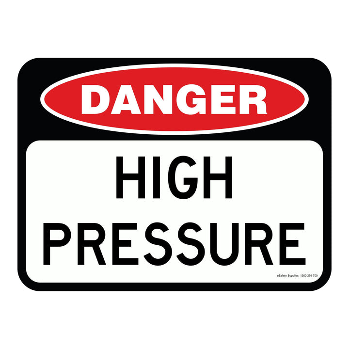 Danger Sign - High Pressure
