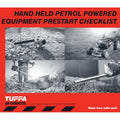 Hand Held Petrol Powered Equipment Prestart Checklist Books 2.1 kg