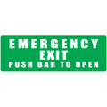 Emergency Exit - Push Bar to Open - 320x120mm 3.5 kg