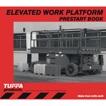 Elevated Work Platform Prestart Books 2.1 kg